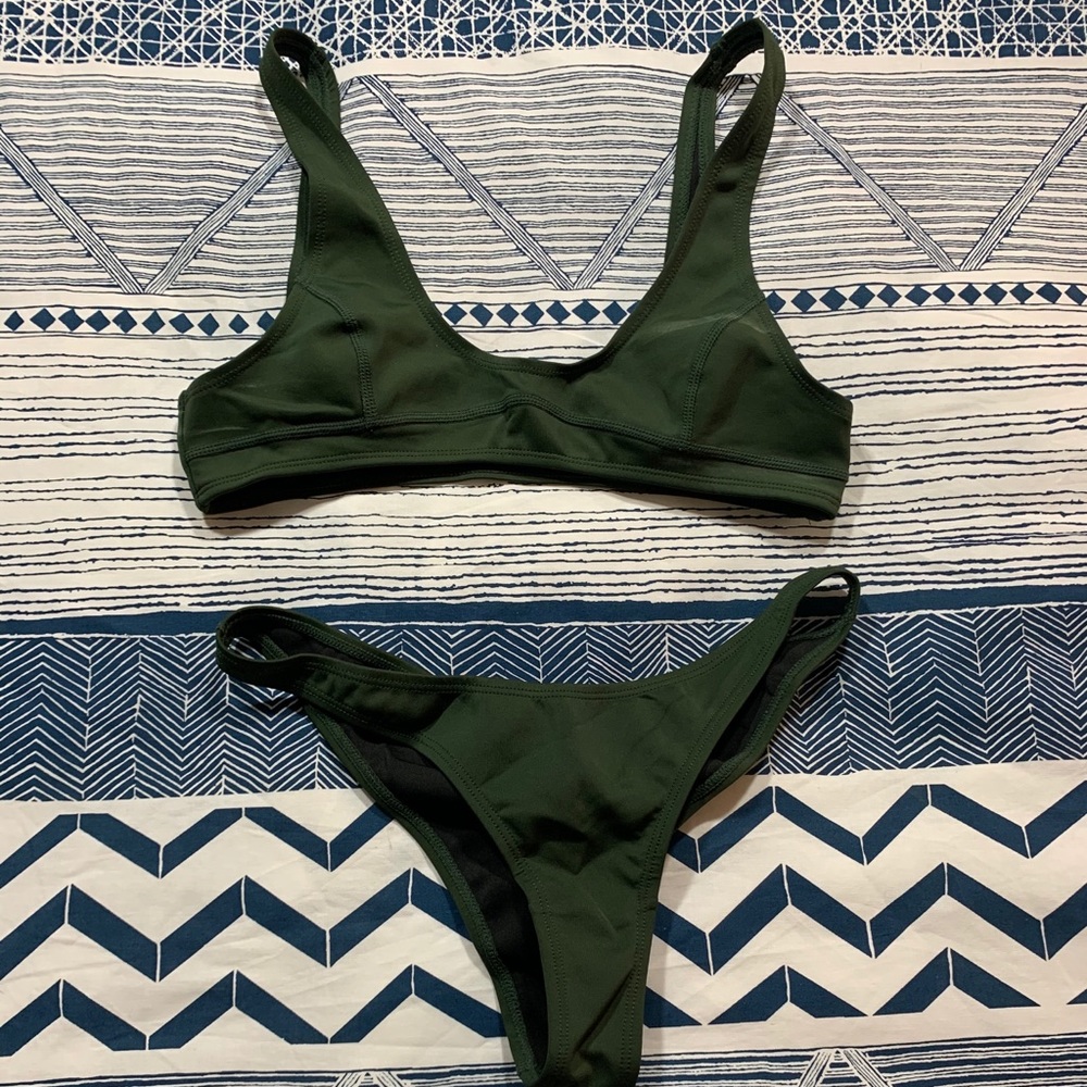 Olive Green Bikini